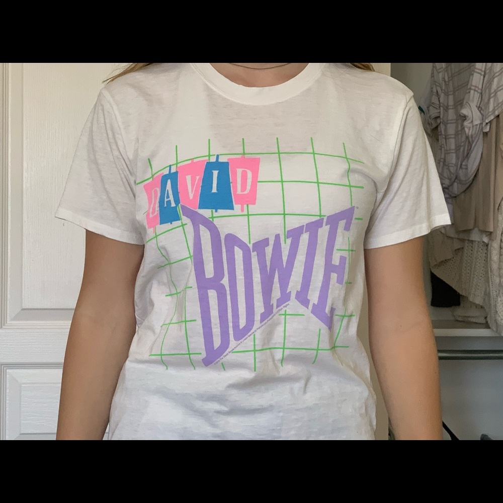 american eagle “david bowie” tee shirt